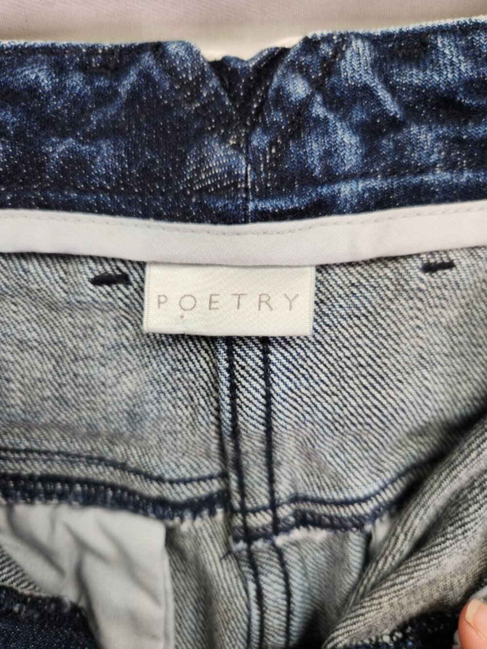 Poetry Classic Dark Wash Jeans Size 31x26 High Rise Everyday Tapered-Leg - Picture 12 of 13
